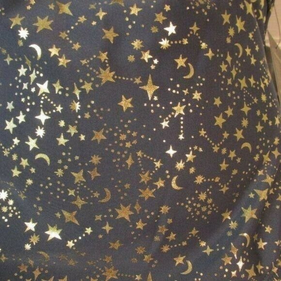 Art Class Girls swim suit Zephyr Blue with gold metallic Moon Stars Bathing - Picture 7 of 10